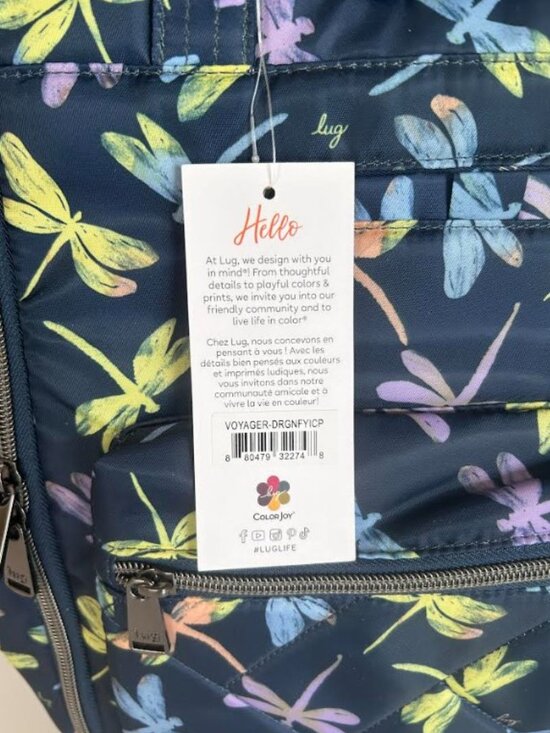 Lug Voyager Backpack Dragonfly Icepop Dark Blue main image 8